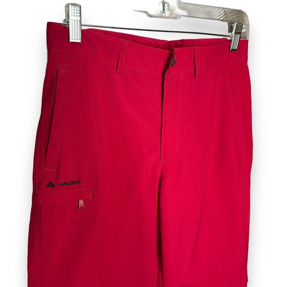 Vaude Girls Size 158/164 Detective Antimos Zip-Off Pants Pink Windproof 80 Eco - Picture 3 of 10